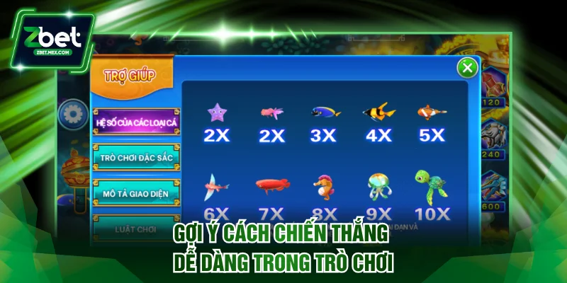 Gợi ý cách chiến thắng dễ dàng trong trò chơi