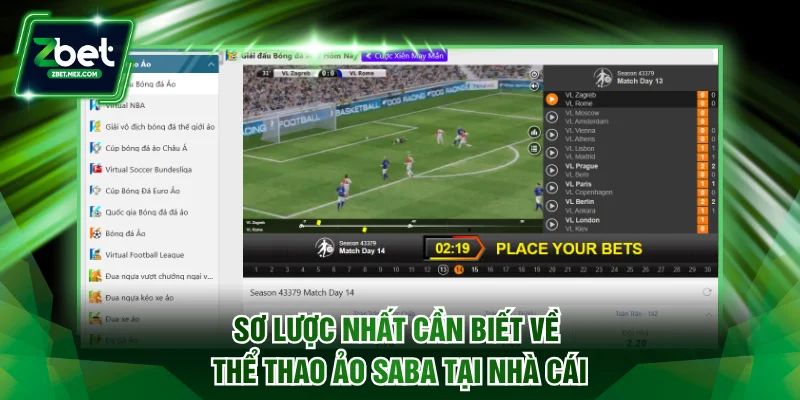 Sơ lược nhất cần biết về thể thao ảo SABA tại nhà cái